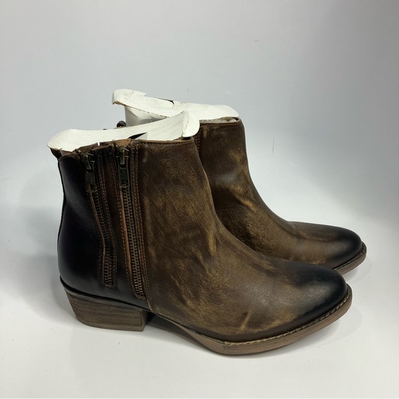 Circle G by Corral distressed leather ankle boots size 9.5 new in box - Picture 3 of 11